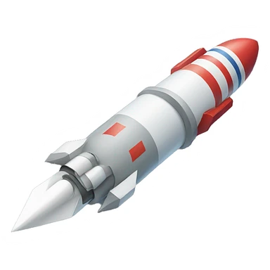 missile isometric sticker