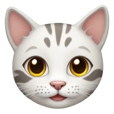 cute animated cat sticker