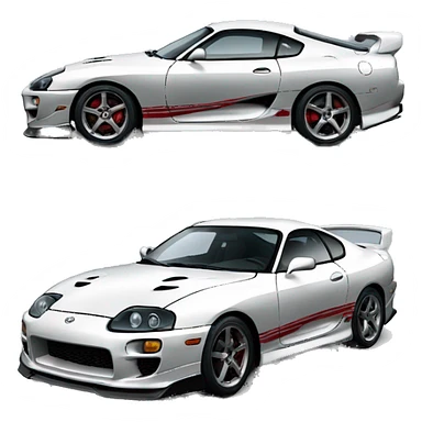 Toyota Supra Mk5 sticker