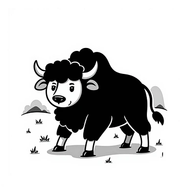 Bull sticker
