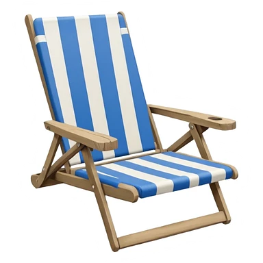beach chair sticker