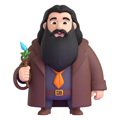 Hagrid from Harry Potter sticker