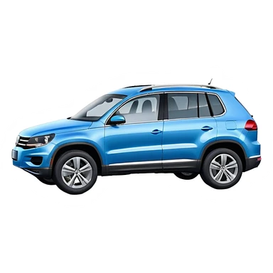 Tiguan volkswagen blue sticker