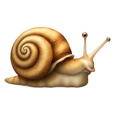 Snail eating cookies sticker