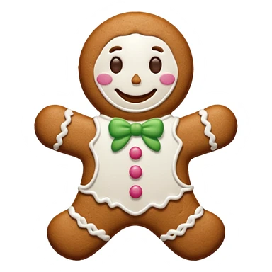 Gingerbread stylised sticker