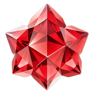 Red crystal group sticker