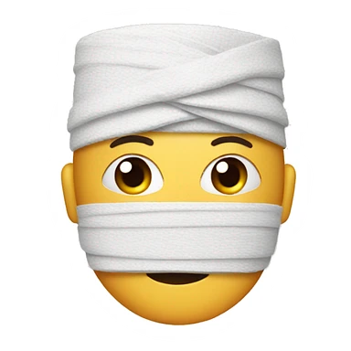 bandage on head sticker