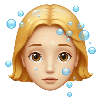 Underwater face sticker