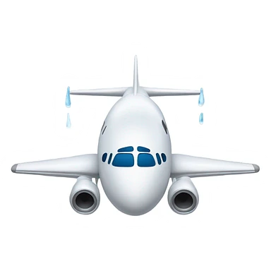 Airplane crying sticker