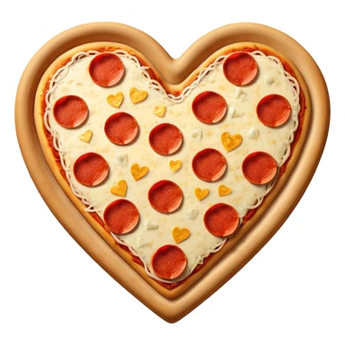 Pizza heart  sticker