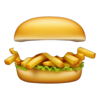 frite mcdo in the cloud sticker