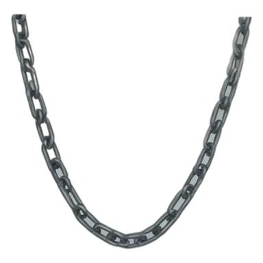 Metal chain sticker