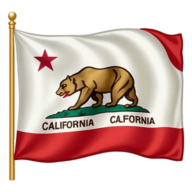 California flag sticker