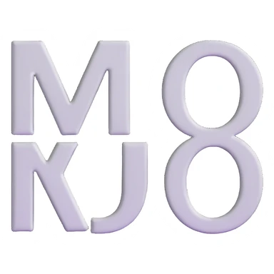 connected flowing BLK letters with silver outline, where all letters are joined together in one continuous design sticker