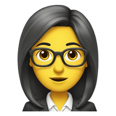 minion businesswoman sticker