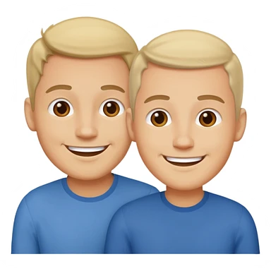 light-skinned men talking sticker