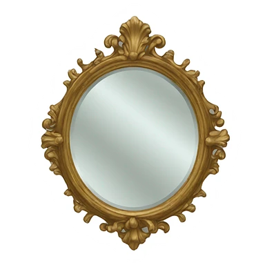 Antique mirror  sticker