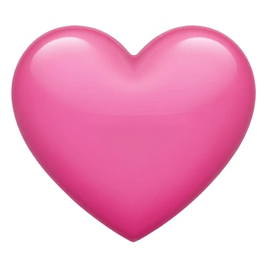 MEDIUM PINK heart emoji sticker