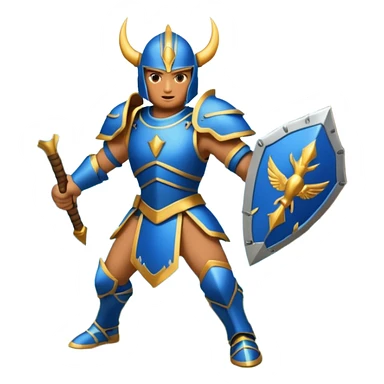 Create icons inspired by the movie Avatar with blue warriors, glowing forests, flying creatures, and epic battles. sticker