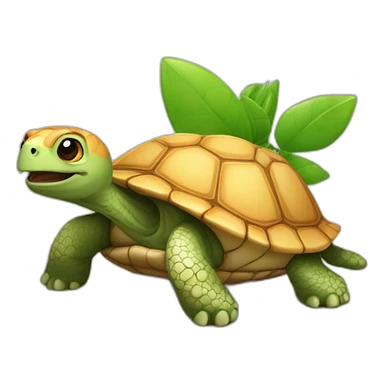 Chat sur le dot d'une tortue sticker