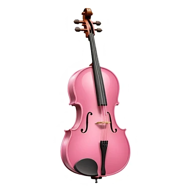 pink cello  sticker