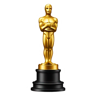 Oscar statuette sticker