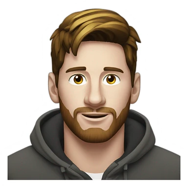 Messi golden balloon sticker