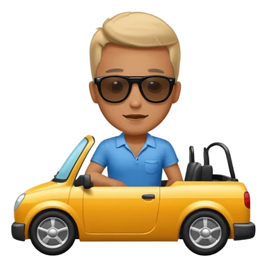 man on vehicle sticker