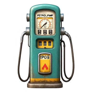 petrol pump sticker