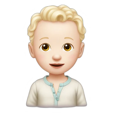 Bébé albinos sticker