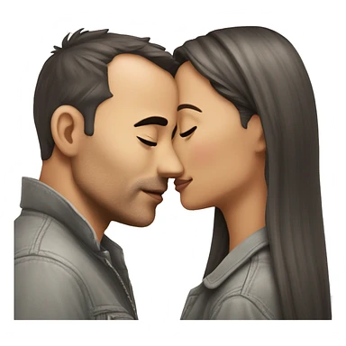 Forehead kiss sticker