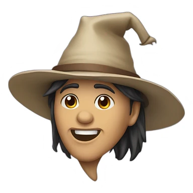 Chapéu bruxa sticker