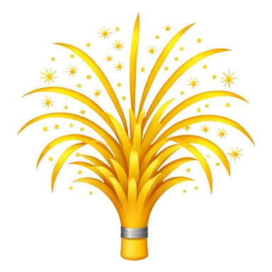 fireworks yellow sticker