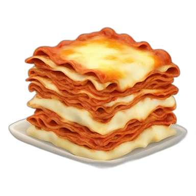 Bolognese lasagna sticker