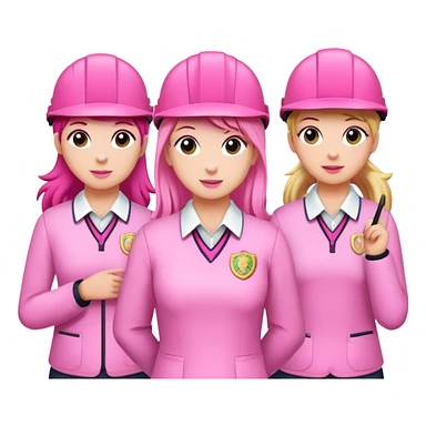 Pink pony club sticker