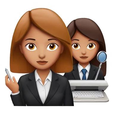 travel girl+corporate work as designer sticker