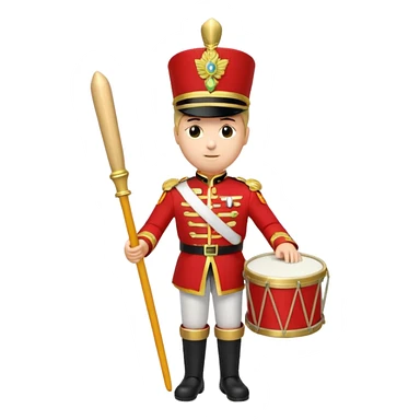 Toy Soldier drum parade sticker