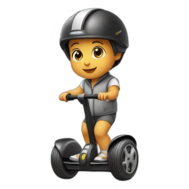 baby on segway sticker