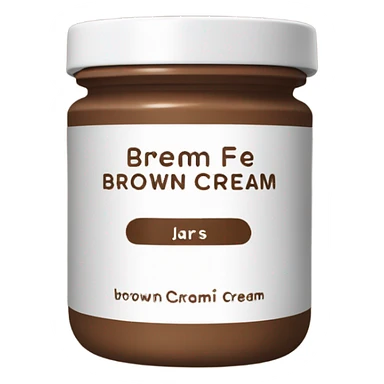 bromn face cream product sticker