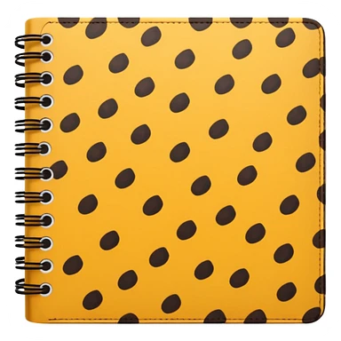 leopard patterned notebook sticker