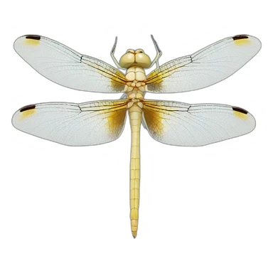 albino dragonfly sticker