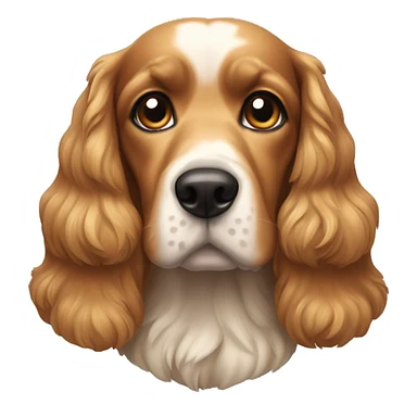 Cocker dog  sticker