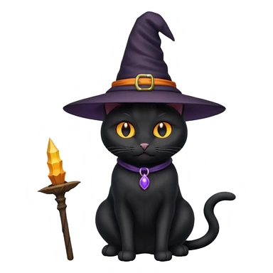 Witch Cat sticker