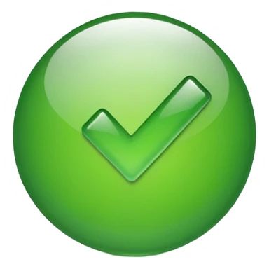  tik işareti sticker