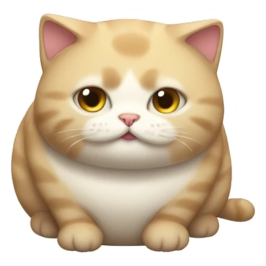 Fat kitty sticker