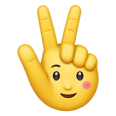 I want an emoji with all the fingers up and only the middle finger on a 90 degree angle sticker