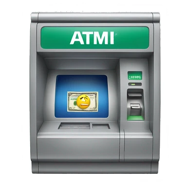 bancomat ATM sticker