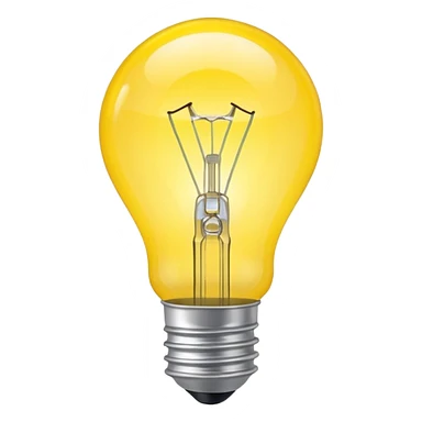 bright idea bulb sticker
