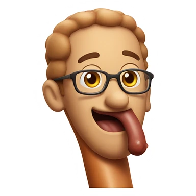 silly sausage human sticker