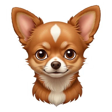 Red sable chihuahua  sticker
